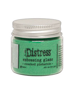Distress Embossing Glaze - Cracked Pistachio