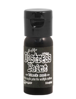 Distress Paint Flip Top - Black Soot