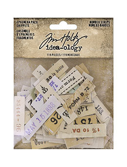 Ideaology - Ephemera Snippets Number Strips