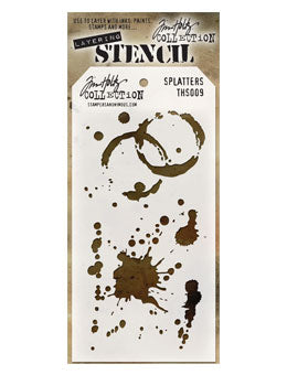 Splatters Stencil