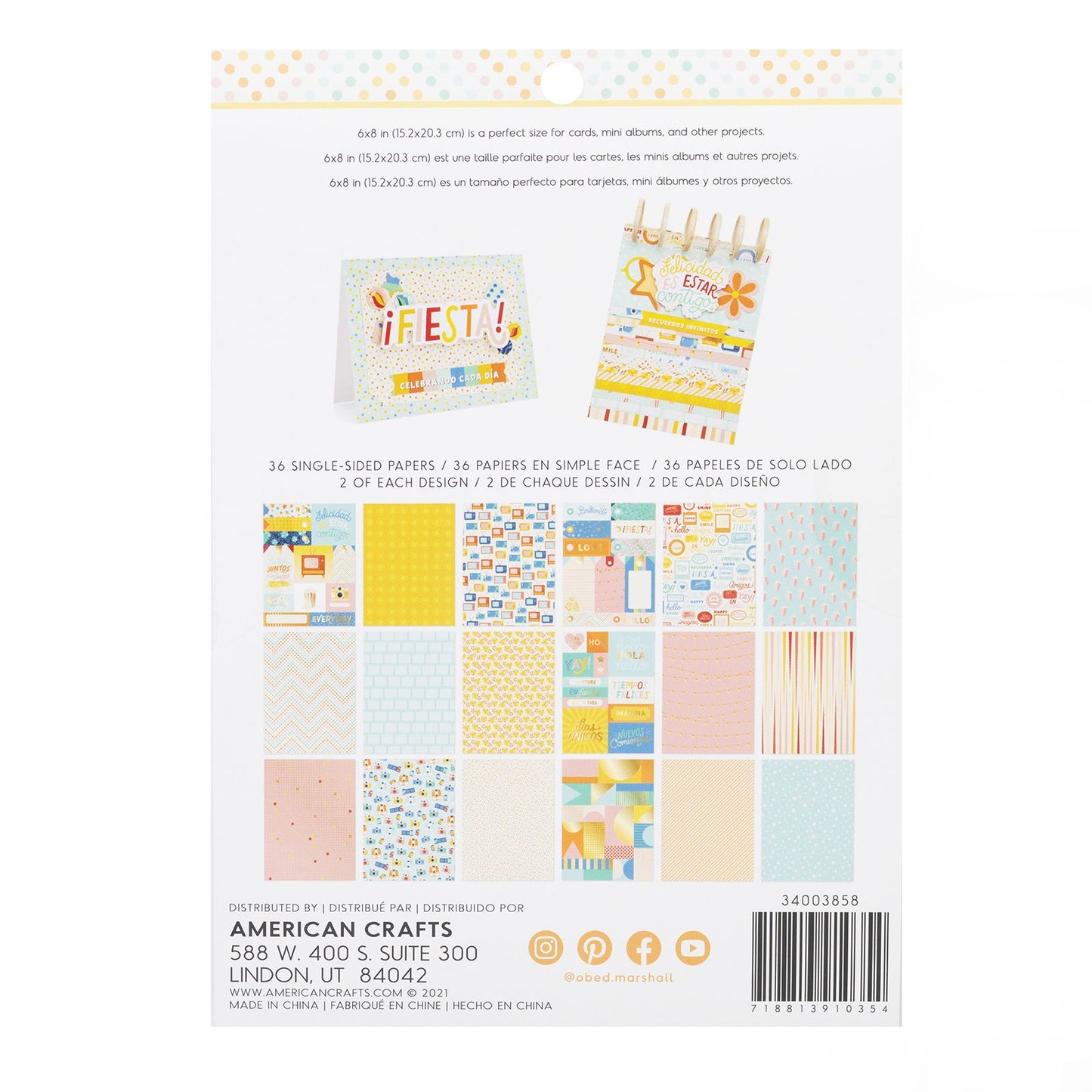 OM Especial 6x8 Paper Pad - Gold Foil (36 sheets)