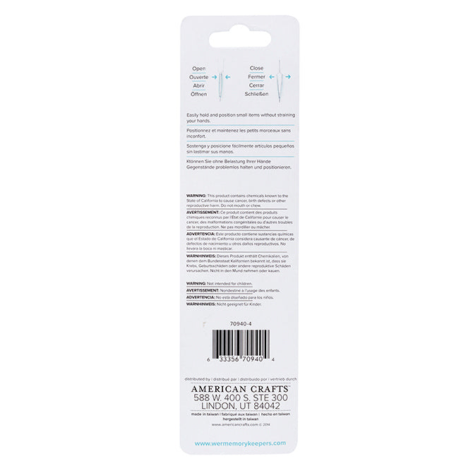 WR Crafters Precision Tweezers - White