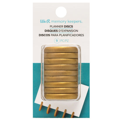 WR Planner Discs 1.25" Gold (9 piece)