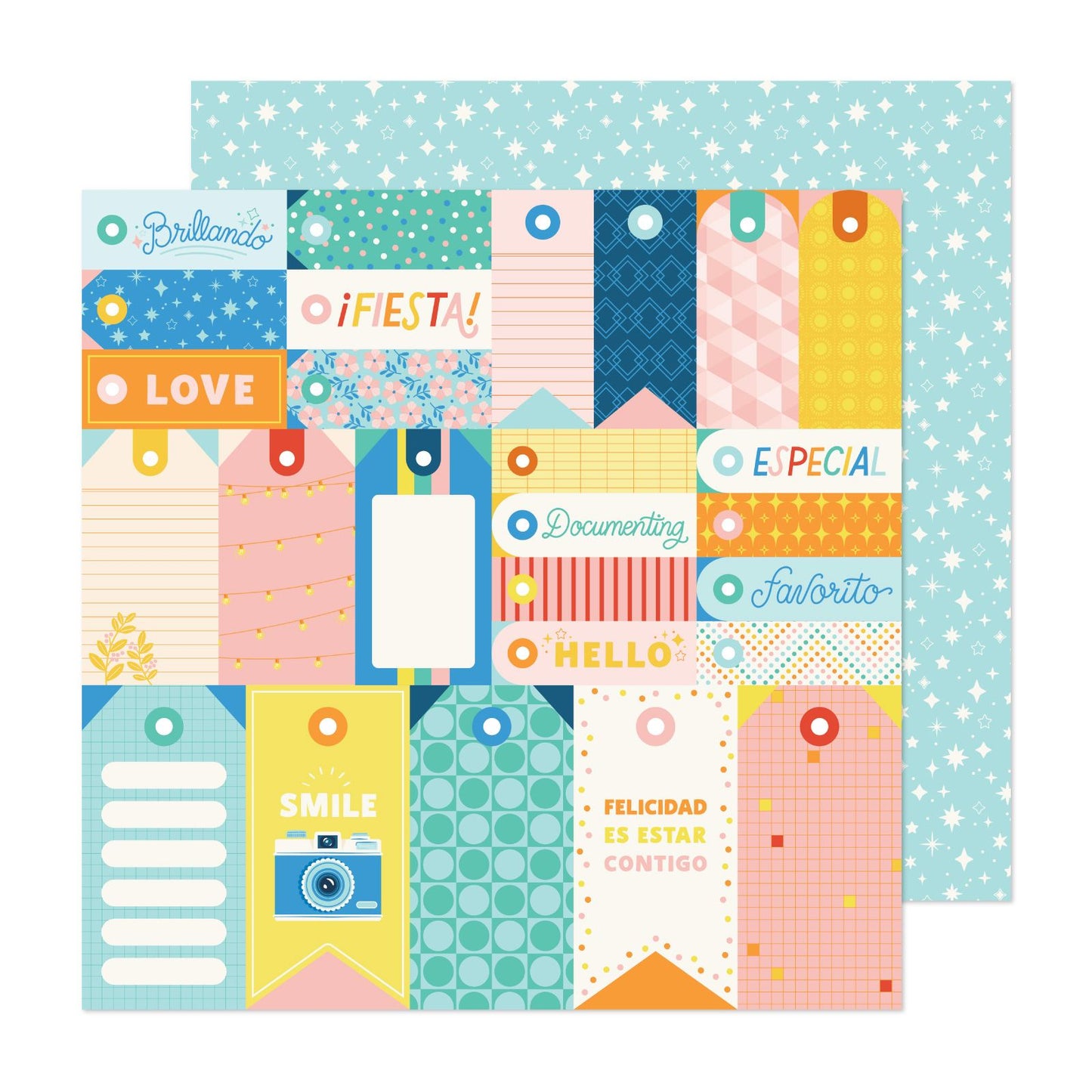 OM Especial - Papel 12x12 Brillando (Shine Bright)