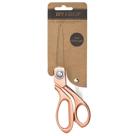 AC 8" Craft Scissors - Rose Gold