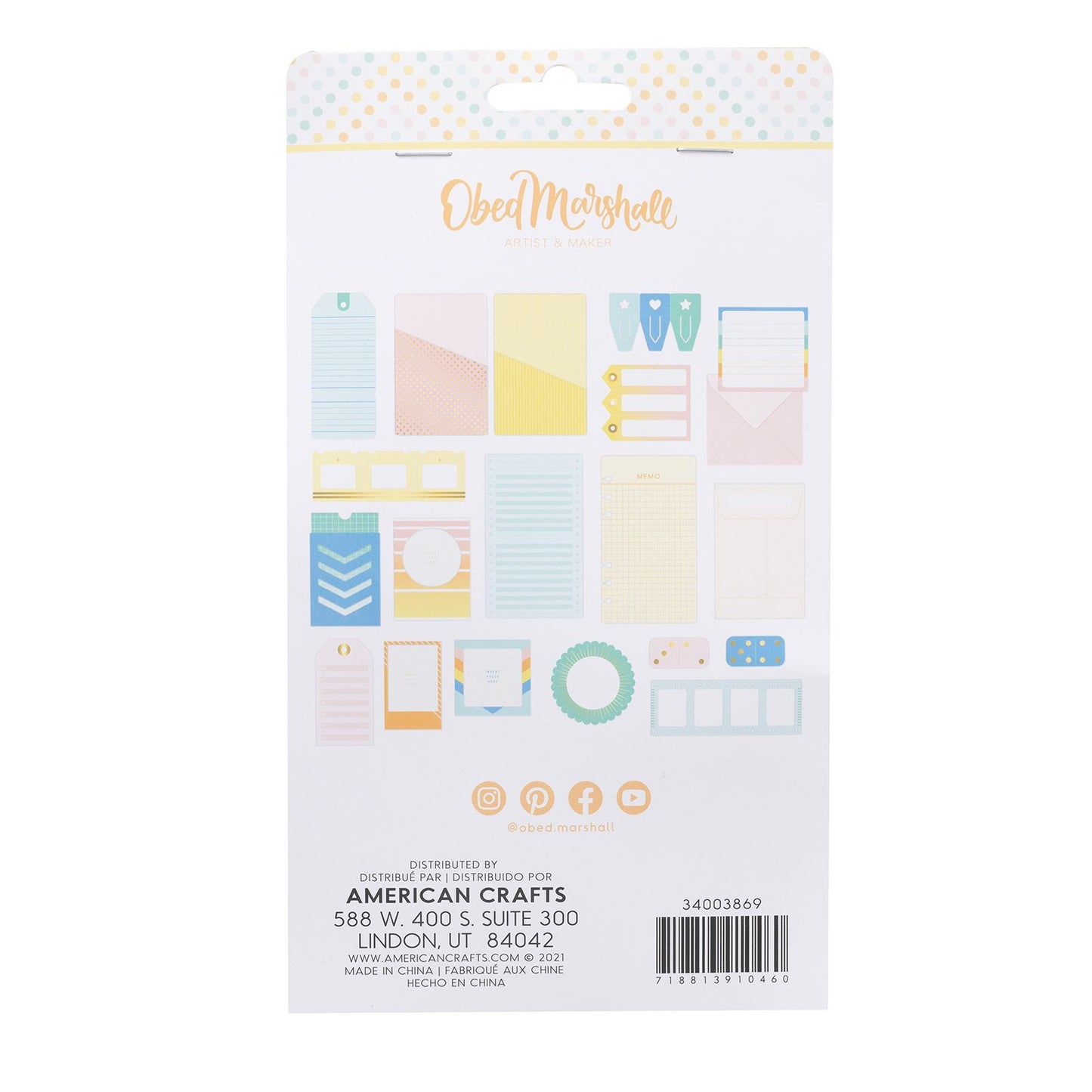 OM Especial Stationary Pack - Gold Foil (20 piece)