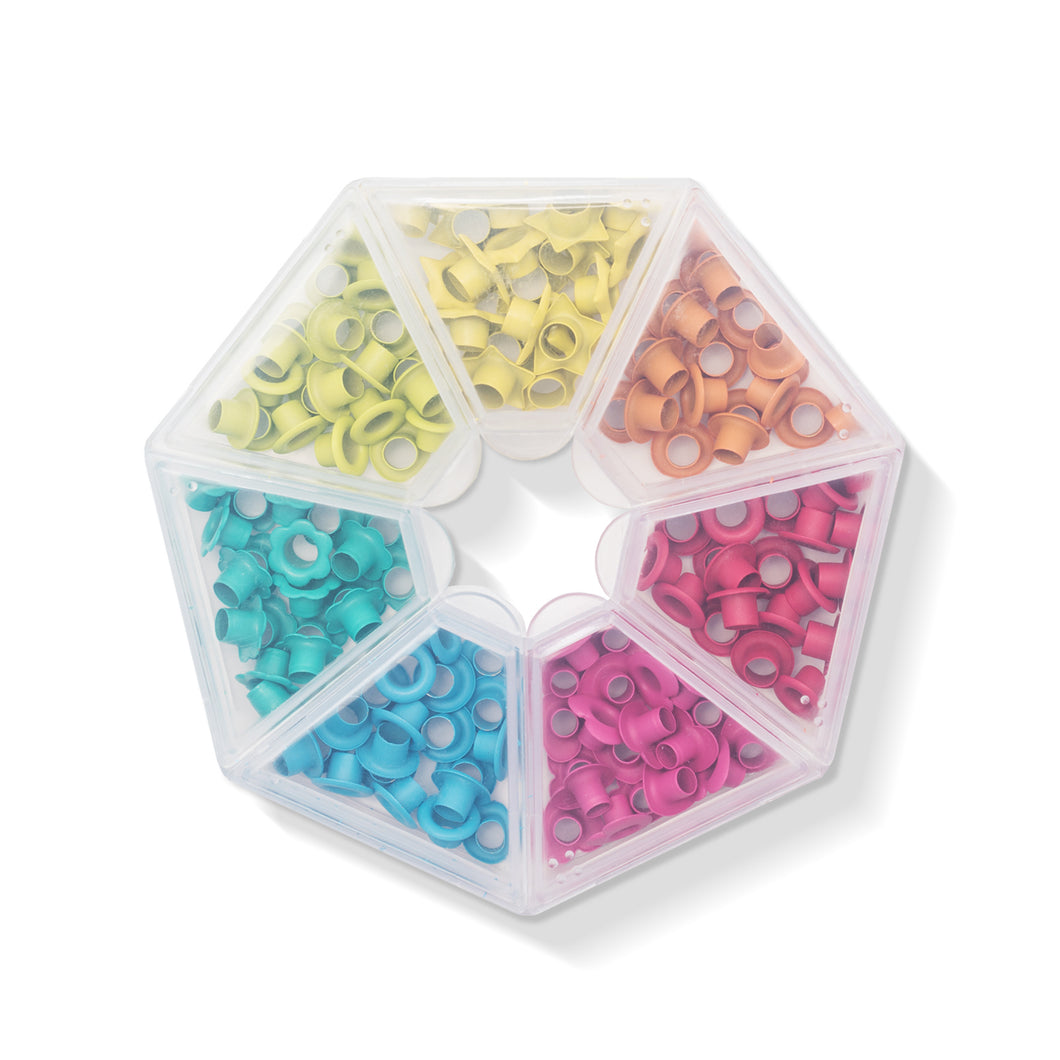WR Eyelets and Case (141 piece) Bright