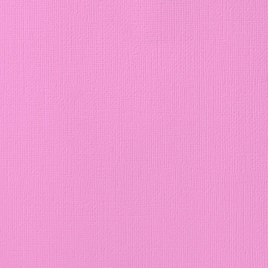 AC 12x12 Weave Cardstock - Bubblegum