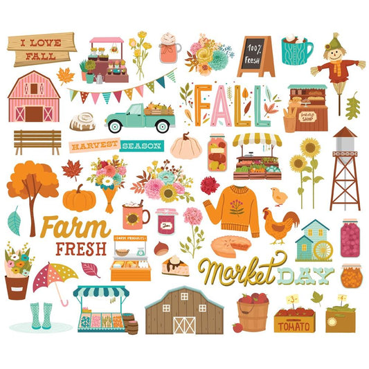 **PRE-ORDEN** Harvest Market - Bits & Pieces Die Cuts (55 pieces)