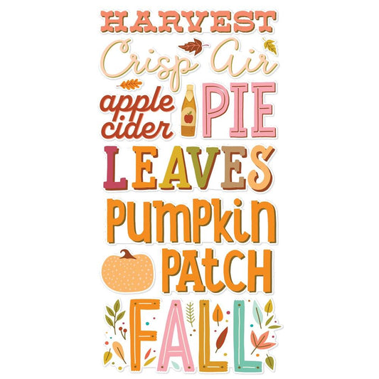 **PRE-ORDEN** Harvest Market - Foam Stickers