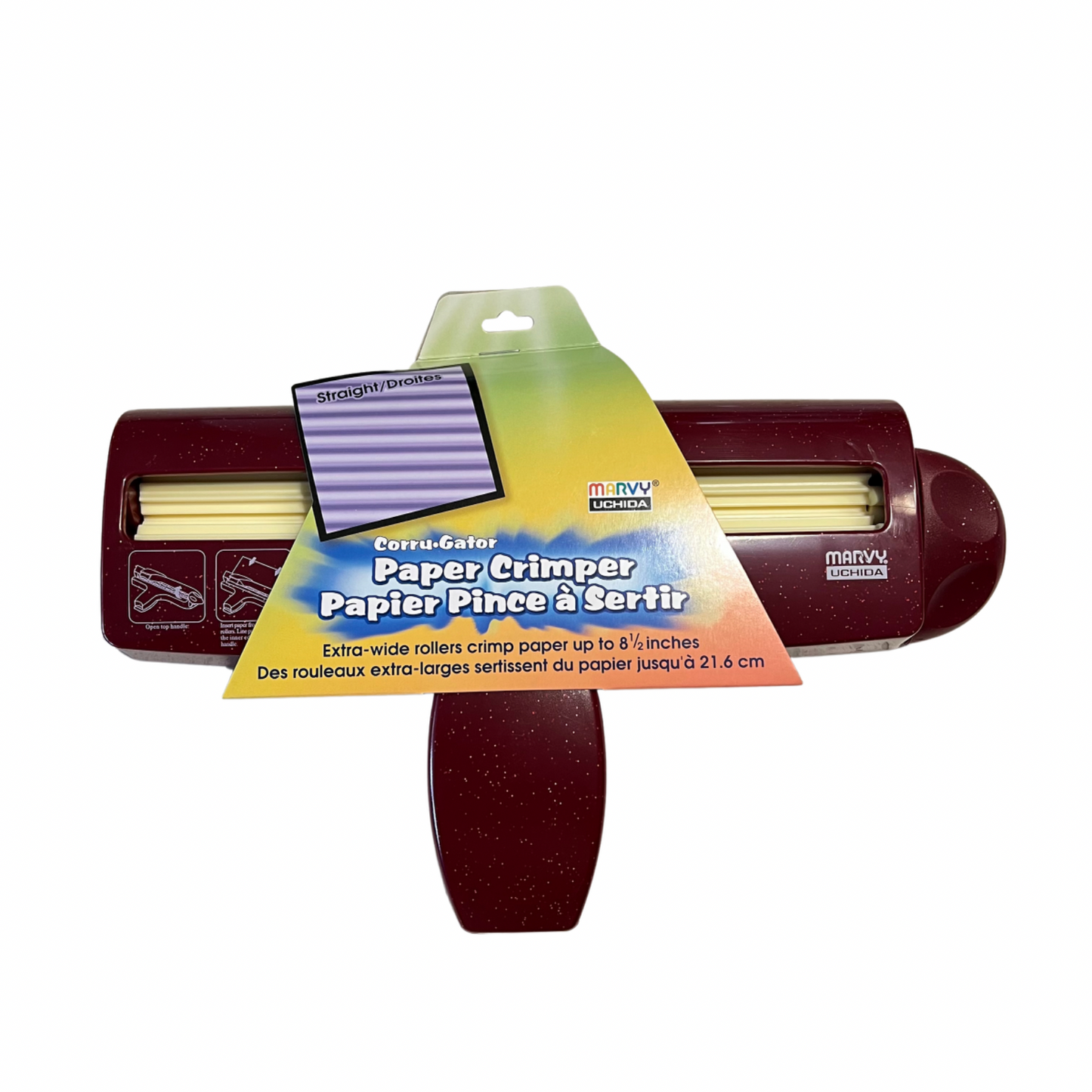 Corru-Gator Paper Crimper 8.5" - Straight