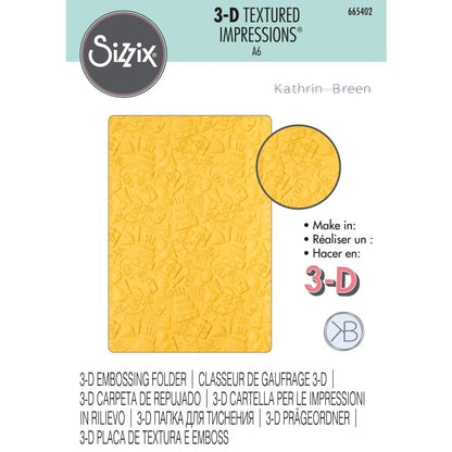 Sizzix 3D Textured Impressions by Kath Breen