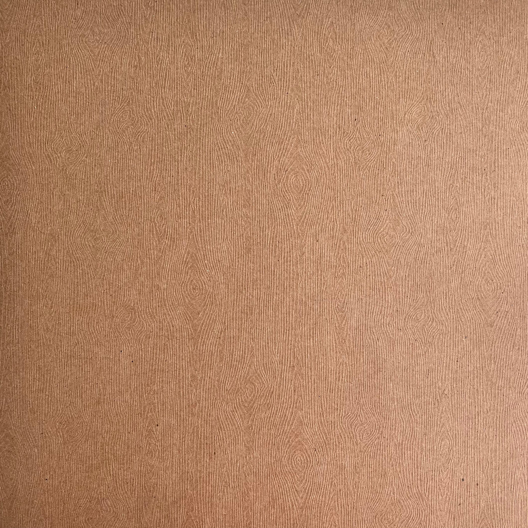 AC 12x12 Woodgrain Cardstock - Dark Kraft - Pkg of 5/10/25 sheets