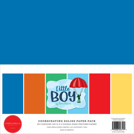 Little Boy solids kit 12x12