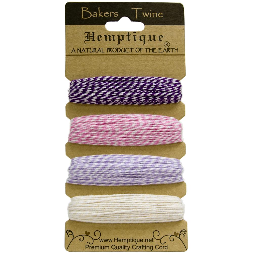 Hemptique Cotton Baker’s Twine 2-Ply 120’ - Raspberry Sorbet