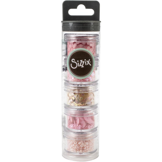 Sizzix Making Essential Sequins & Beads 5/pkg - Cherry Blossom