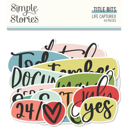 Life Captured Title Bits (44 pieces)