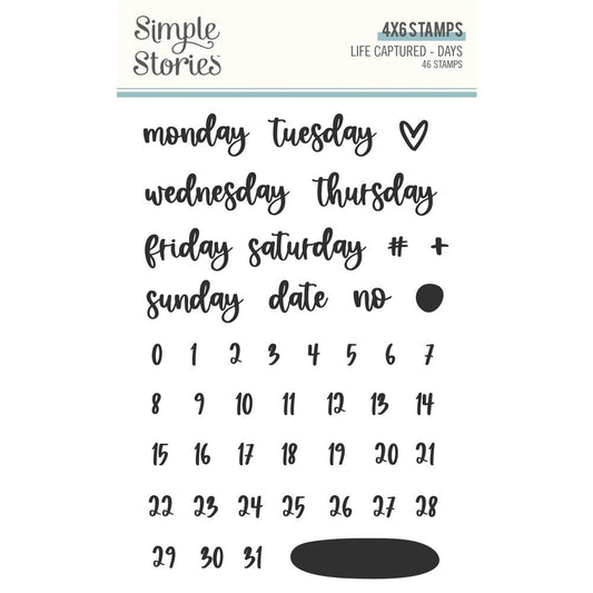 Life Captured - Days stamps