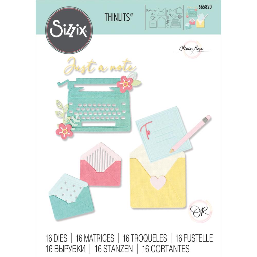 Sizzix Thinlits Dies by Olivia Rose 16/pkg