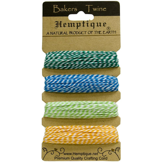 Hemptique Cotton Baker’s Twine 2-Ply 120’ - Tutti Frutti