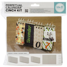 Load image into Gallery viewer, Cinch Perpetual Calendar Kit 8.75” x 9.25”
