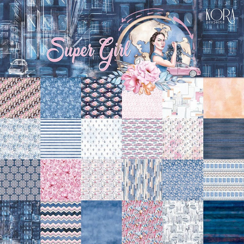 Super Girl - Pack de Papeles 12x12