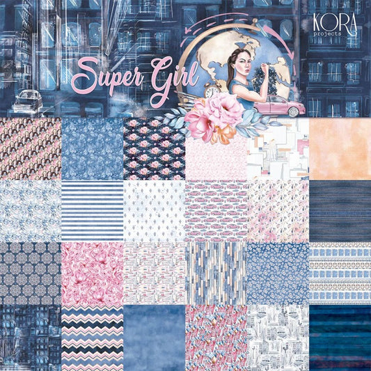 Super Girl - Pack de Papeles 12x12