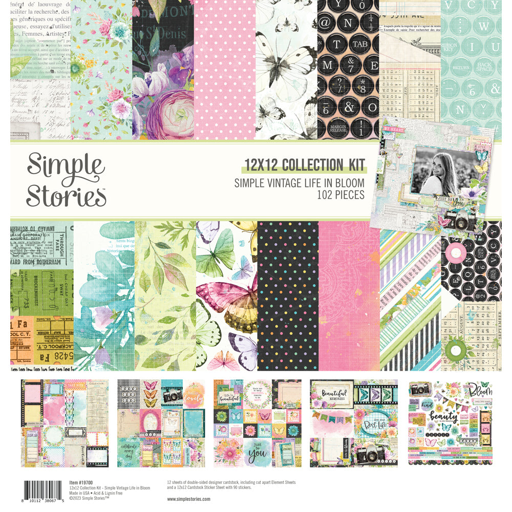 Simple Vintage Life in Bloom Collection Kit 12