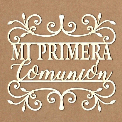 Chipboard Mi Primera Comunión (Entre Bordes)