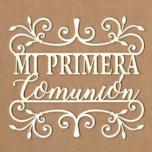 Chipboard Mi Primera Comunión (Entre Bordes)