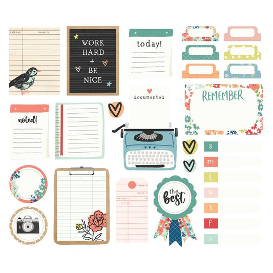 Life Captured Journal Bits (28 pieces)