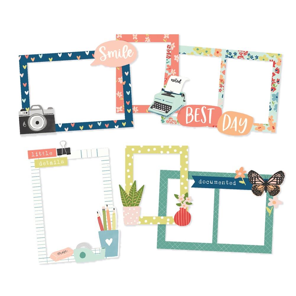Life Captured chipboard frames (6 pieces)