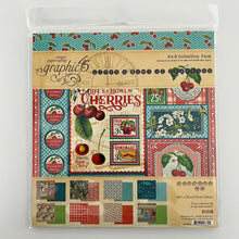 Load image into Gallery viewer, Life’s A Bowl of Cherries - Graphic 45 Paper Pad 8&quot;X8&quot; 24/Pkg
